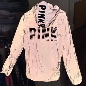 Victoria’s Secret Limited Edition Grey/Silver Reflective Wind Breaker